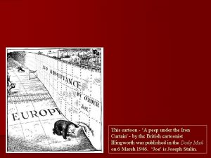 Churchill iron curtain cartoon Churchill iron curtain cartoon