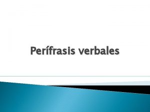 Perfrasis