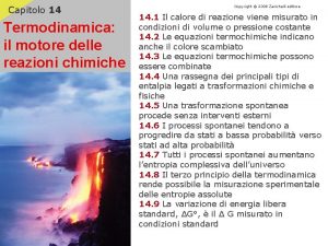 Equazione termochimica