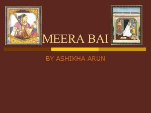 Meera bai poems