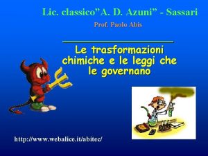 Lic classicoA D Azuni Sassari Prof Paolo Abis