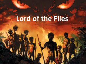 Festooned definition lord of the flies