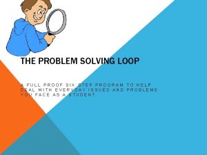 Problem solving loop