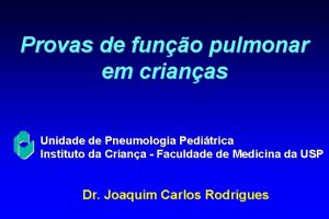 Volume e capacidade pulmonar