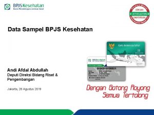 Andi afdal bpjs kesehatan Andi afdal bpjs kesehatan