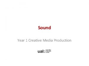 Sound media examples