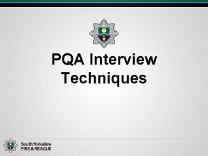 Pqa interview