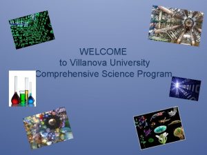 Comprehensive science villanova