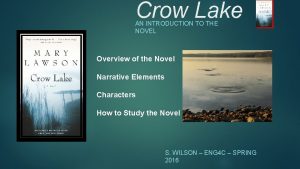 Crow lake characters