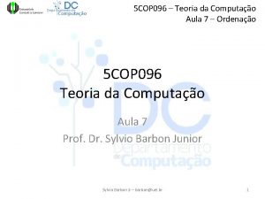 Teoria da computacao