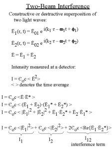 Differential interference microscopy