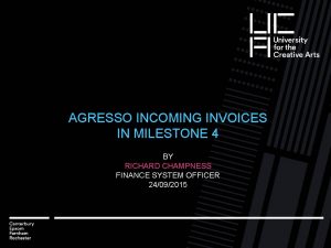 Agresso accounts payable