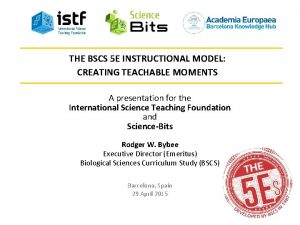 The bscs 5e instructional model: creating teachable moments