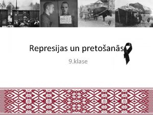 Represijas un pretoans 9 klase Padomju rema mris