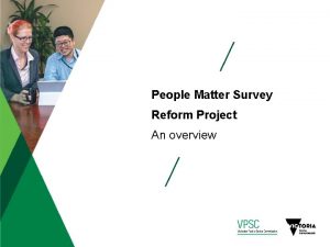 People matter survey