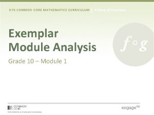 Nys common core mathematics curriculum