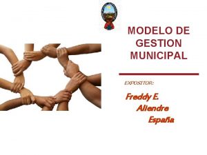 Modelo de gestión municipal