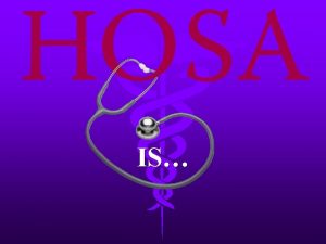 What does hosa stand for