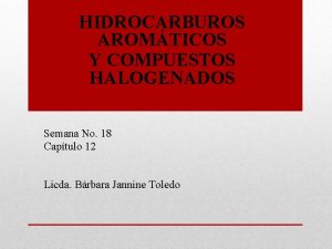 Nomenclatura de los hidrocarburos aromaticos