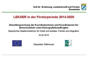 Amt für ernährung landwirtschaft und forsten rosenheim Amt für ernährung landwirtschaft und forsten rosenheim