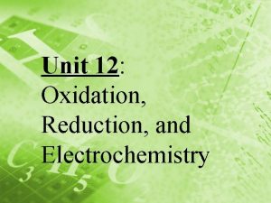 Red cat oxidation reduction