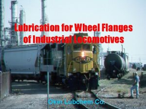 Lubrication of wheel flanges