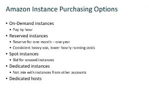 Ec2 instance purchasing options