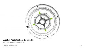 Analisi Portafoglio e Controlli Anno Accademico 20182019 Bologna