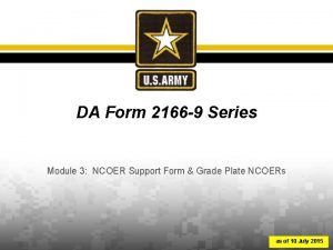 Da form 2166