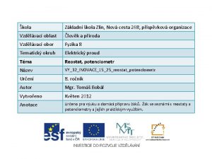 kola Zkladn kola Zln Nov cesta 268 pspvkov