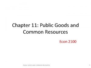 Examples of common resources
