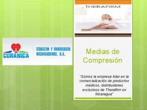 Medias de Compresin Somos la empresa lder en