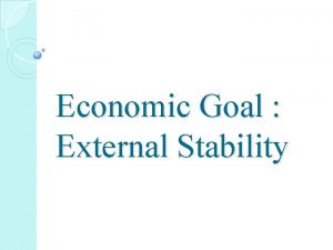 External stability definition