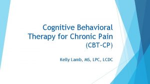 Cbt-cp training