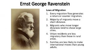 Ernst george ravenstein