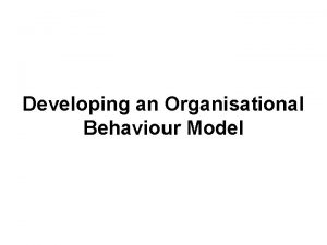 What is autocratic model of organizational behavior