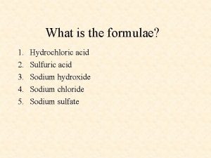 What is the formulae 1 2 3 4
