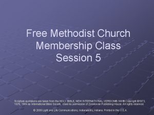 Free methodist foundation