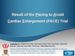 Result of the Pacing to Avoid Cardiac Enlargement