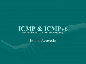 Icmp rfc