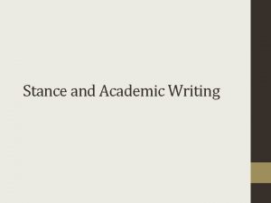 Academic writing