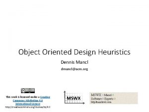Object oriented design heuristics arthur riel pdf Object oriented design heuristics arthur riel pdf
