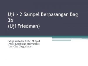 Uji 2 Sampel Berpasangan Bag 3 b Uji