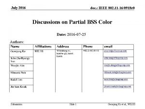 July 2016 doc IEEE 802 11 160918 r