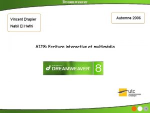 Dreamweaver définition