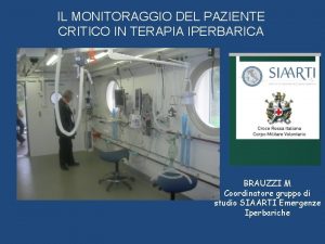 Monitoraggio paziente critico