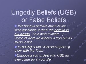 Ugb definition