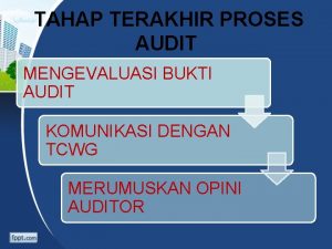 Proses audit komunikasi