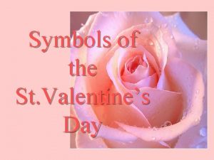 Valentines day symbols