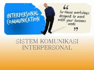 Sistem komunikasi intrapersonal